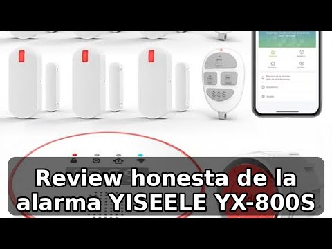 Review completa de la alarma YISEELE YX-800S: kit wifi 5 GHz