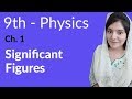 Matric part 1 Physics,Ch 1,Significant Figures-9th class Urdu Lecture