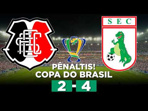 SOUSA DERROTA O SANTA CRUZ NOS PÊNALTIS E AVANÇA NA COPA DO BRASIL! SANTA CRUZ 0 (2 x 4) 0 SOUSA