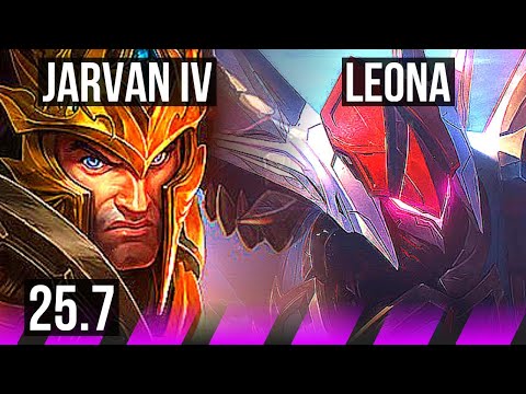 JARVAN IV & Jhin vs LEONA & Ashe (SUP) | 25k DMG | EUW Master | 25.7