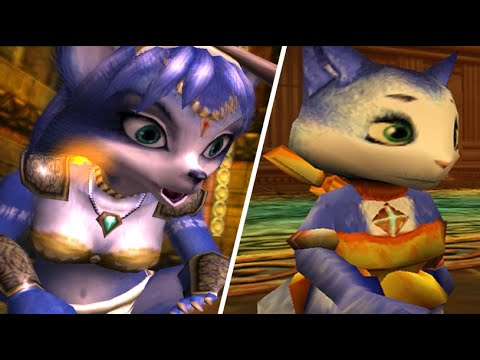 Dinosaur Planet (N64) Comparison VS Star Fox Adventures (GCN) First 15 min