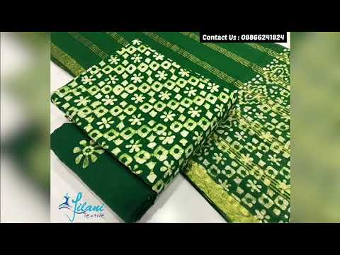 Rayon Wax Batik Dress Material Manufacturer