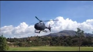 preview picture of video 'Take off private helicopter from Boutique 5 hotel and spa in Kiotari'