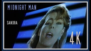 Sandra - Midnight Man (Official Video 1987) 4K