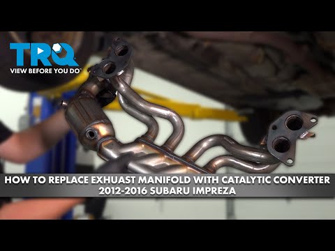 How to Replace Exhaust Manifold Catalytic Converter Assembly 2012-2016 Subaru Impreza