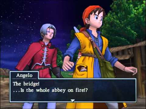 34 Dragon Quest 8 Cut-scene - Maella Abbey is on fire