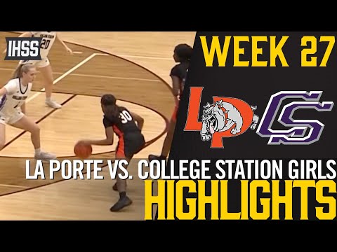 La Porte Girls Basketball Defeats College Station to Reach State Semifinals