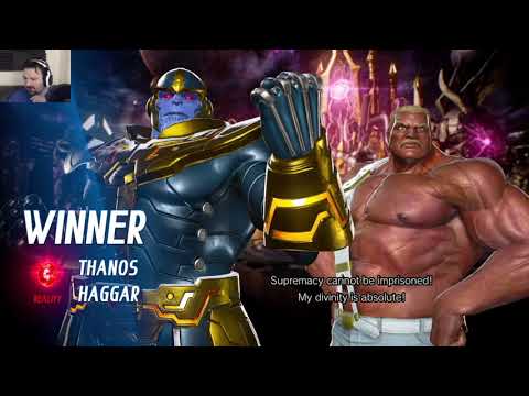 MvC Infinite: Week 2 Online Play pt41 - vs. Thanos/Haggar