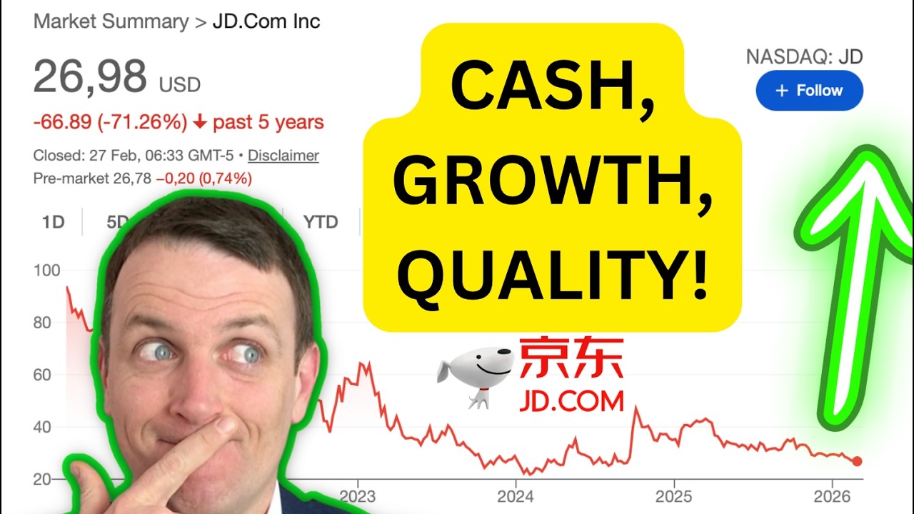 JD Stock A BUY! Looks a lot like Value! NASDAQ: JD