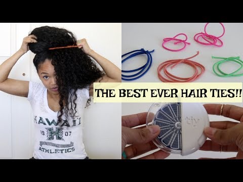 The TIY life Hair Tie Review | How to use it