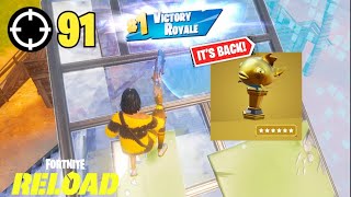 91 Elimination Solo "RELOAD” Gameplay Wins (Fortnite Chapter 7 Keyboard and Mouse)