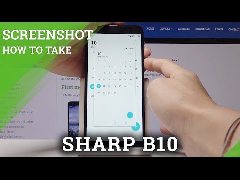 How to Take Screenshot in SHARP B10 - Capture Screen