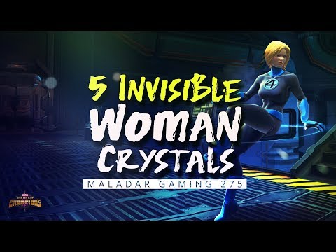 5 6-Star Invisible Woman Featured Cavalier Crystals ☄️ #EИD #MCOC