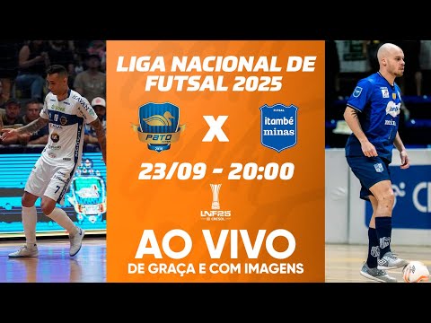 PATO X MINAS | LIGA NACIONAL DE FUTSAL - LNF 2025 | AO VIVO E COM IMAGENS