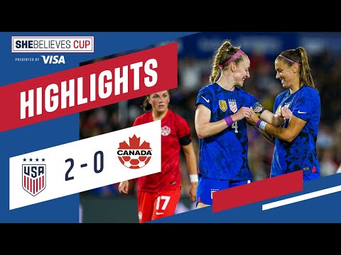 2023 SheBelieves Cup | USWNT vs. Canada: Highlights - Feb. 16, 2023