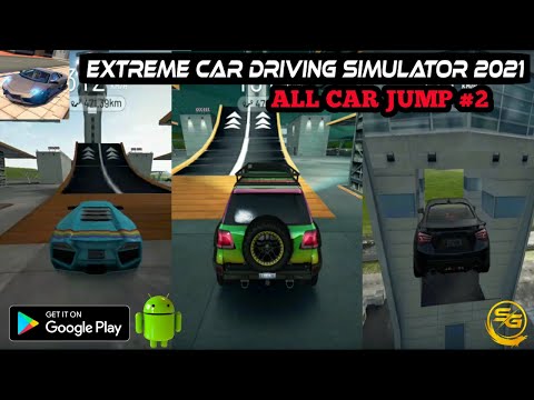 Extreme Car Driving Simulator 2021 || All Car Jump #2 60fps Ultra Graphics gameplay 🔥Android Device