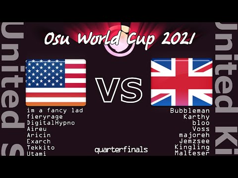 osu! World Cup 2021 United States VS United Kingdom (quarterfinals)