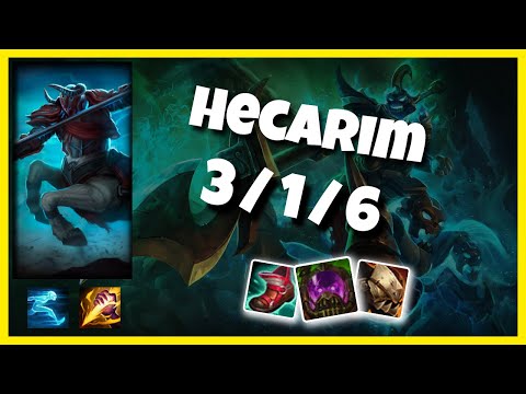 Hecarim 11.5 S11 Jungle Challenger Replay (3/1/6) - BR