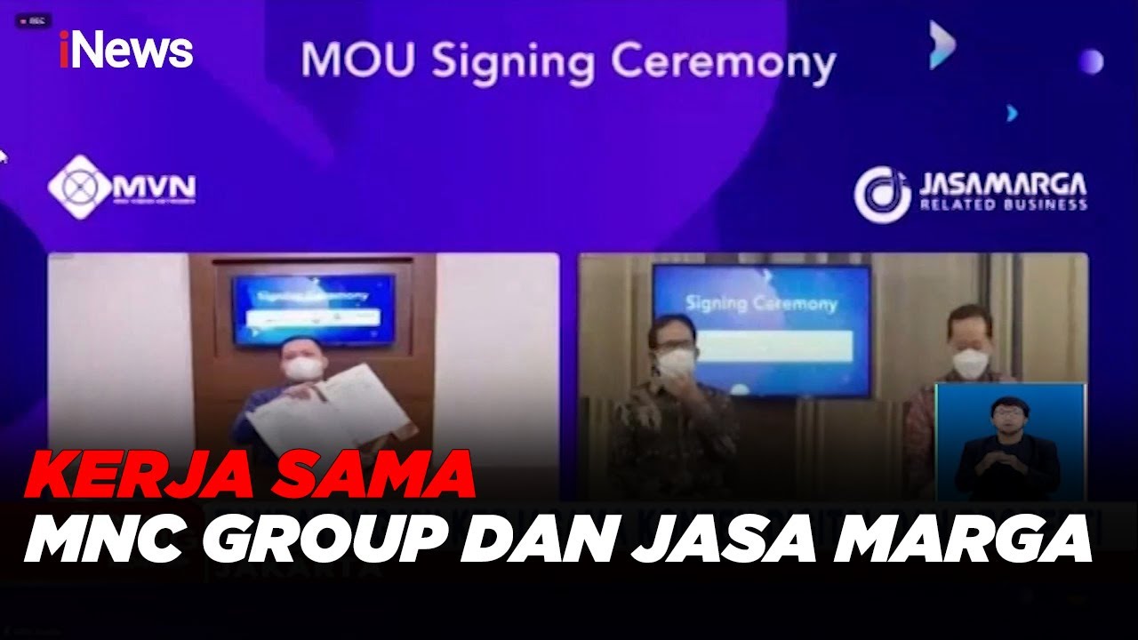 MNC Group dan Jasa Marga Kerja Sama Kembangkan Konten Digital dan Properti #iNewsSiang0807