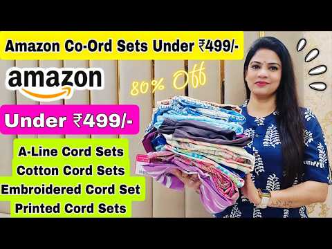 Amazon Co-Ord Sets Under Rs.499,Amazon Valentine Sale upto 80% Off,Rajni Style Tips #amazon