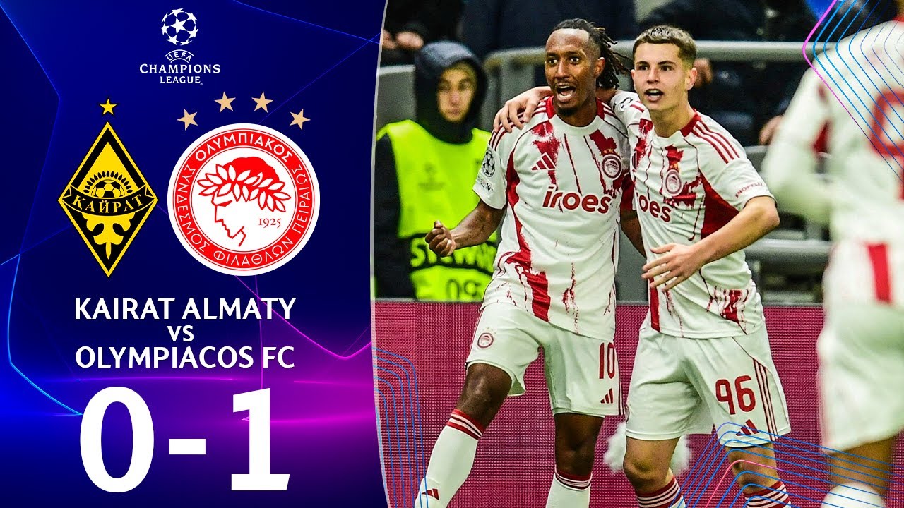 Watch Kairat Almaty vs Olympiacos Piraeus Highlights