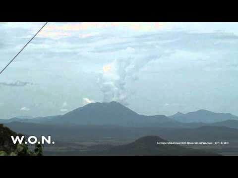 Strange Cloud over Volcano in Nth Queensland AustraliA
