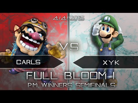 Full Bloom 1 - Winner's Semis - Carls (Wario) vs. XYK (Luigi, Mewtwo)