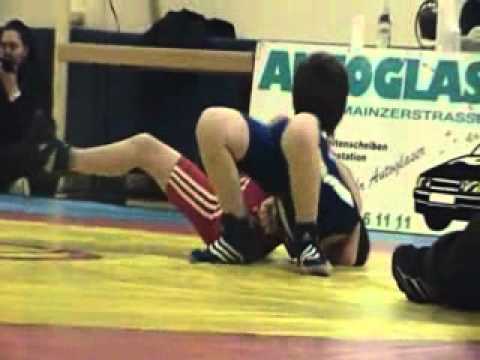 Ringen KSV Fürstenhausen gegen KV Riegelsberg Justin Mertes