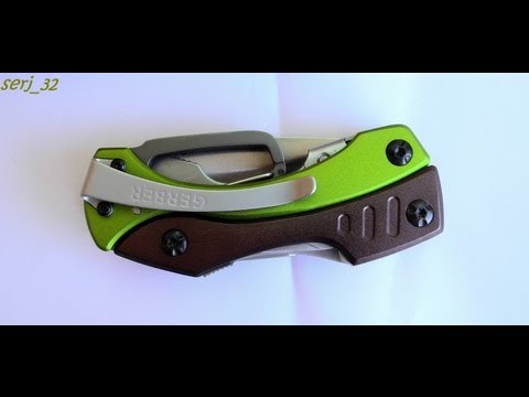 video-Multifunkčné kliešte GERBER CRUCIAL TOOL GREEN