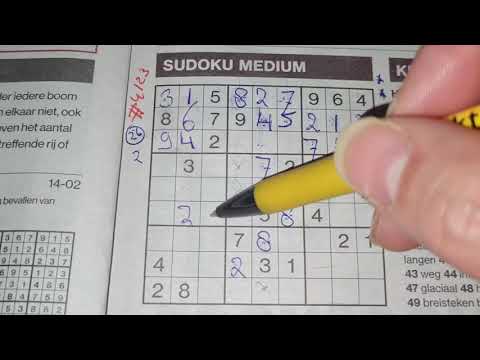 Happy Valentine's day. (#4123) Medium Sudoku puzzle 02-14-2022