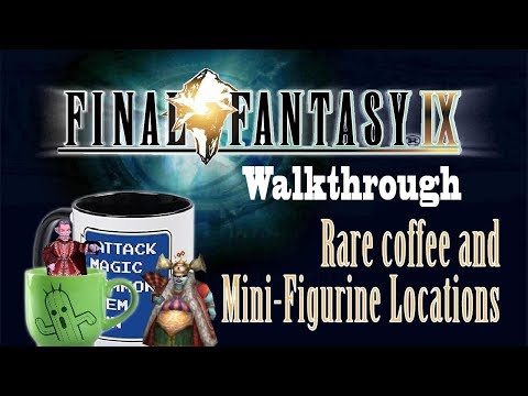 FFIX Sidequest Walkthrough - Rare Coffee + Mini Figurines Locations