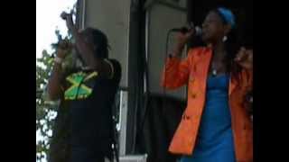 Laury Webb and Marcia Davis live at Catalpa Fest 2012 1650 riddim