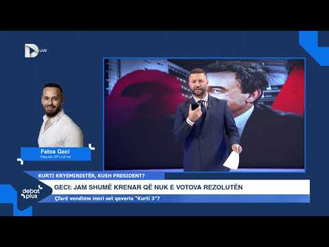 “Pse votove kundër rezolutës?” – Fatoc Geci i GUXO lidhet në Debat Plus: Jam krenar për veprimin...