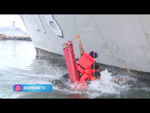 Bersihin Kapal Perang Indonesia, Mang Osa, Dicky & Anwar Kecebur ke Laut (1/4) - SIAP BOSS!!!