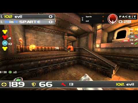 FACEIT QL Saturday Invitational: Evil vs Spart1e Map 1 (1 of 2)