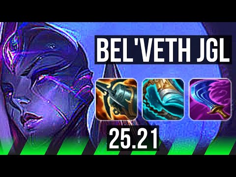 BEL'VETH vs MASTER YI (JGL) | 12/1/17, Dominating | EUW Master | 25.21