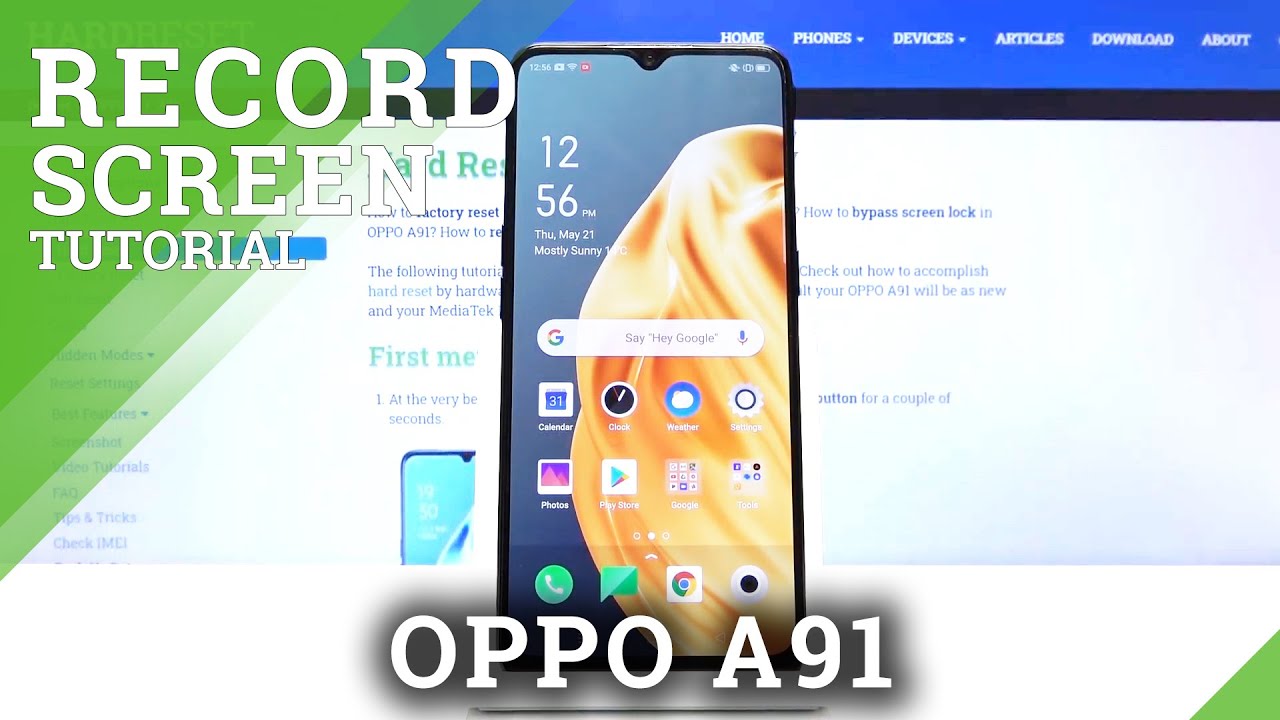How to Record Screen in OPPO A91 – Find Screen Recorder