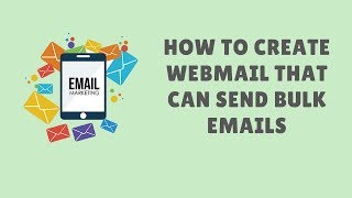 How to create webmail that can send bulk emails
