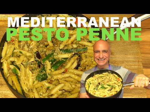 Simple Elegance: Grilled Aubergine & Courgette Pesto Pasta | TortellinoTime