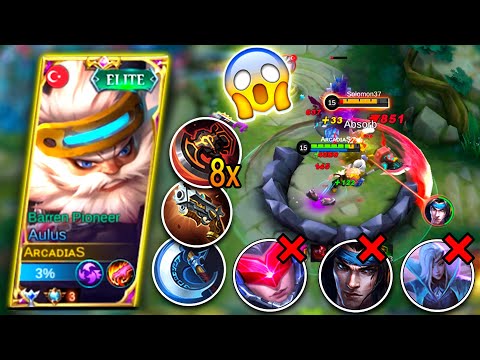 NEVER FORGIVES IN LATE!! HOW AULUS DELETES COUNTER ENEMIES IN THE GAME? AULUS MOBILE LEGENDS