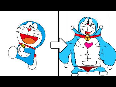 【紅月】為什麼可以把多啦A夢畫成這樣？ | Gartic Phone 你畫我猜
