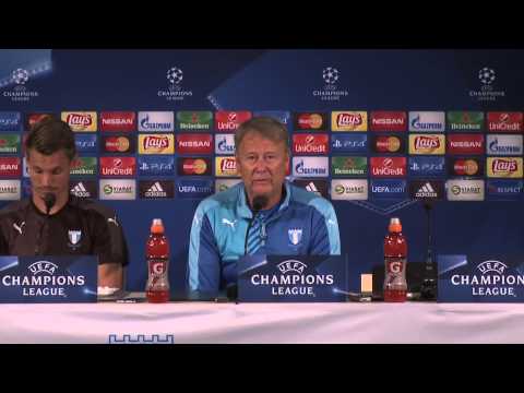 MFFtv: Presskonferens med Hareide & Rosenberg inför MFF - Celtic FC (all in english)