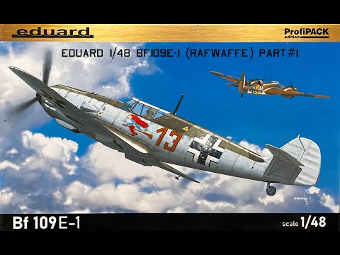Eduard BF109E-1 1/48 Scale RAFWAFFE.