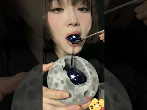 Melting Moon Dessert – Lunar Bite Reaction #shorts #ai #dessert #moonfood