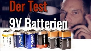 9V Batterien im Vergleich (Varta, Duracell, Amazon, Lidl) - Energize! Batterietest
