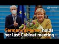 Germany's Merkel holds her last Cabinet meeting Germany's Merkel holds her last Cabinet meeting