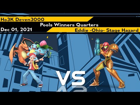 [Smash Ultimate] Xeno226 (Pools Winners Quarters) - Ho3K  Deven3000 vs Eddie (Ohio)  Stage Hazard