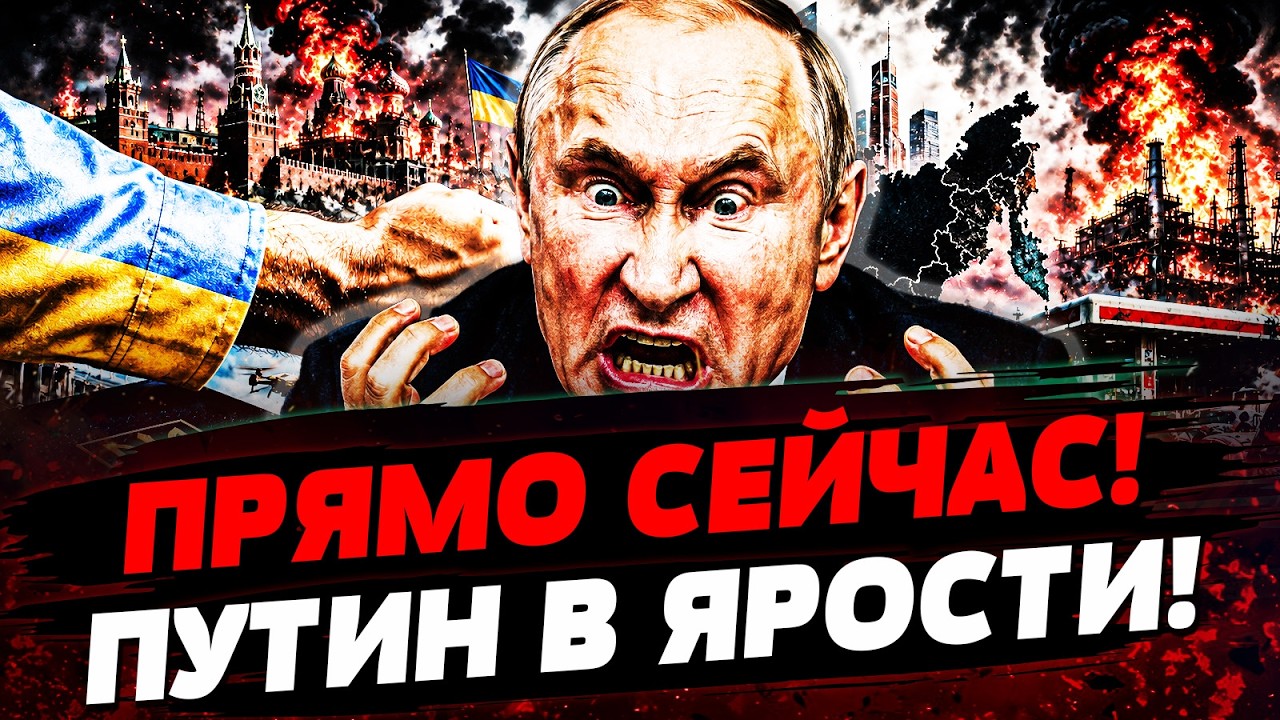 🚨ТОЛЬКО ЧТО! УКРАИНА ВЫВЕЛА ПУТИНА ИЗ СЕБЯ! В КРЕМЛЕ ПАНИКА! ТАМ ЖЕСТЬ! | АКТУ