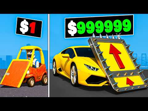 $1 to $1,000,000 Mega Ramp Car in GTA 5