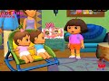 Boots Dora With Baby Sister Brother Mother And Father Of Dora Season 9 Episode 1